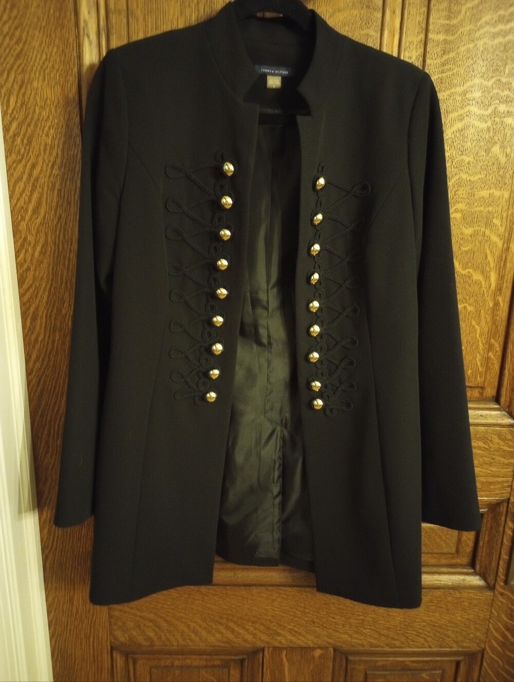 Tommy Hilfiger Blazer, Buttons Braided Size 8 - Picture 9 of 11